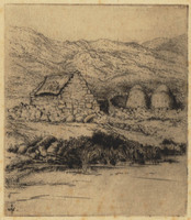 KG 18167
          <br/>
          Schuur en hooimijten aan een plas in Ierland
          <br/>
          <em>Nachenius, Jan Coenraad (1890-1987)</em>